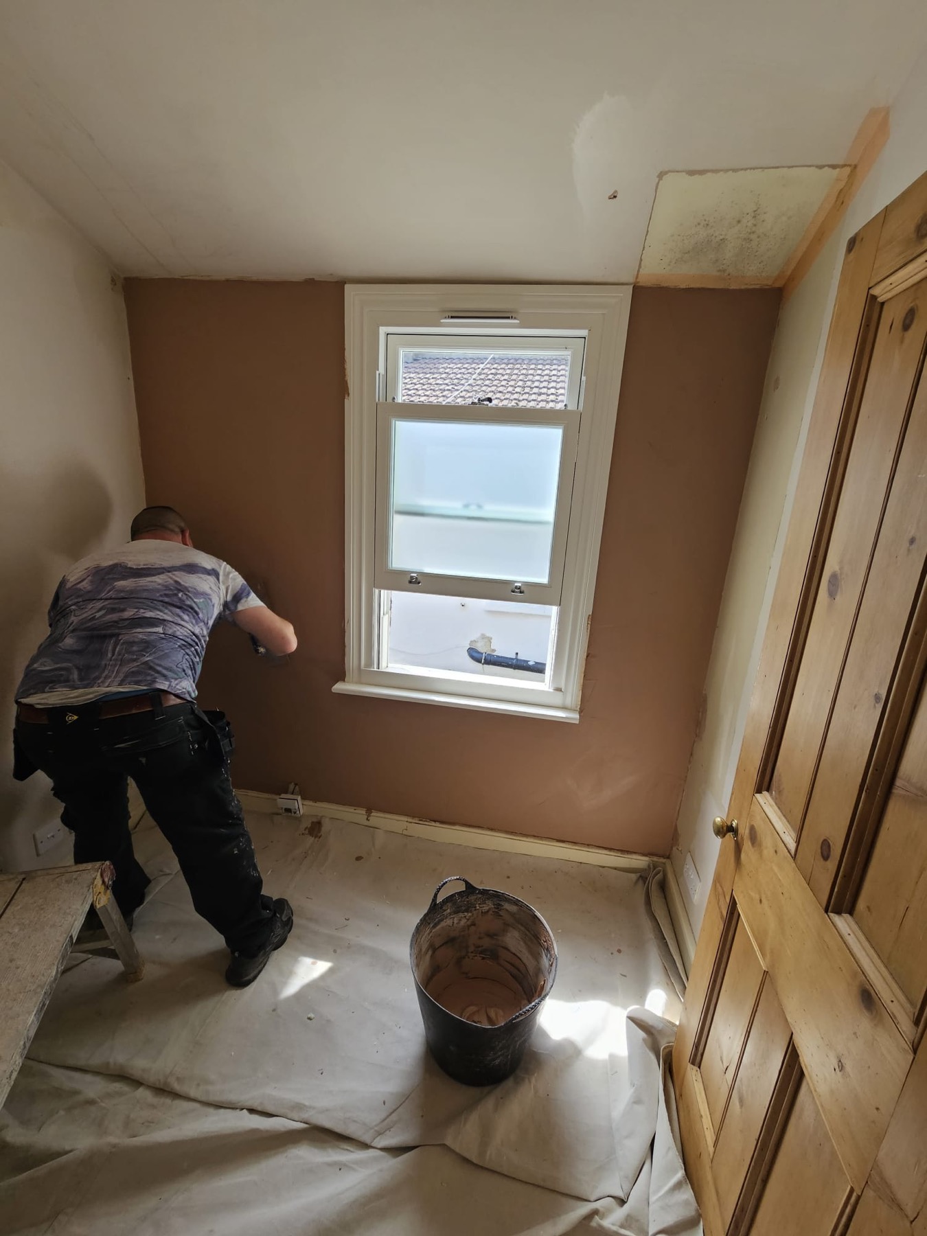 Room wall preparation before decorating by Samson Handyman